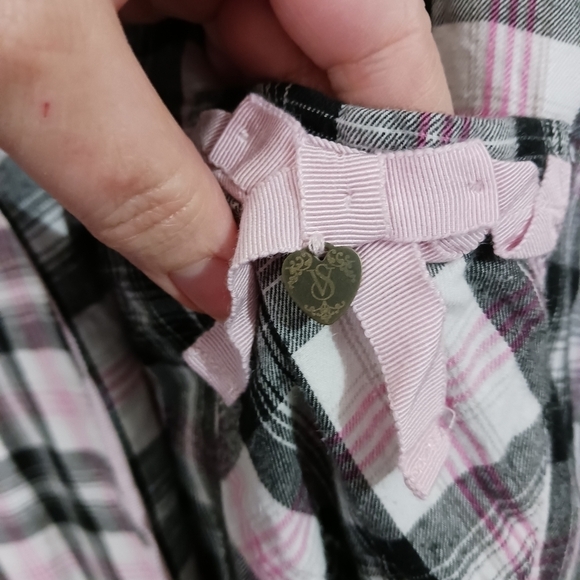 COPY - Victorias secret Plaid Button Up Pajama shirt Size xs - Picture 3 of 8
